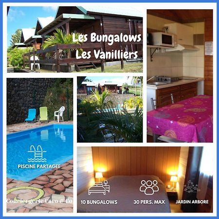Les Bungalows Les Vanilliers, Sud Sauvage Avec Piscine Saint-Joseph Esterno foto